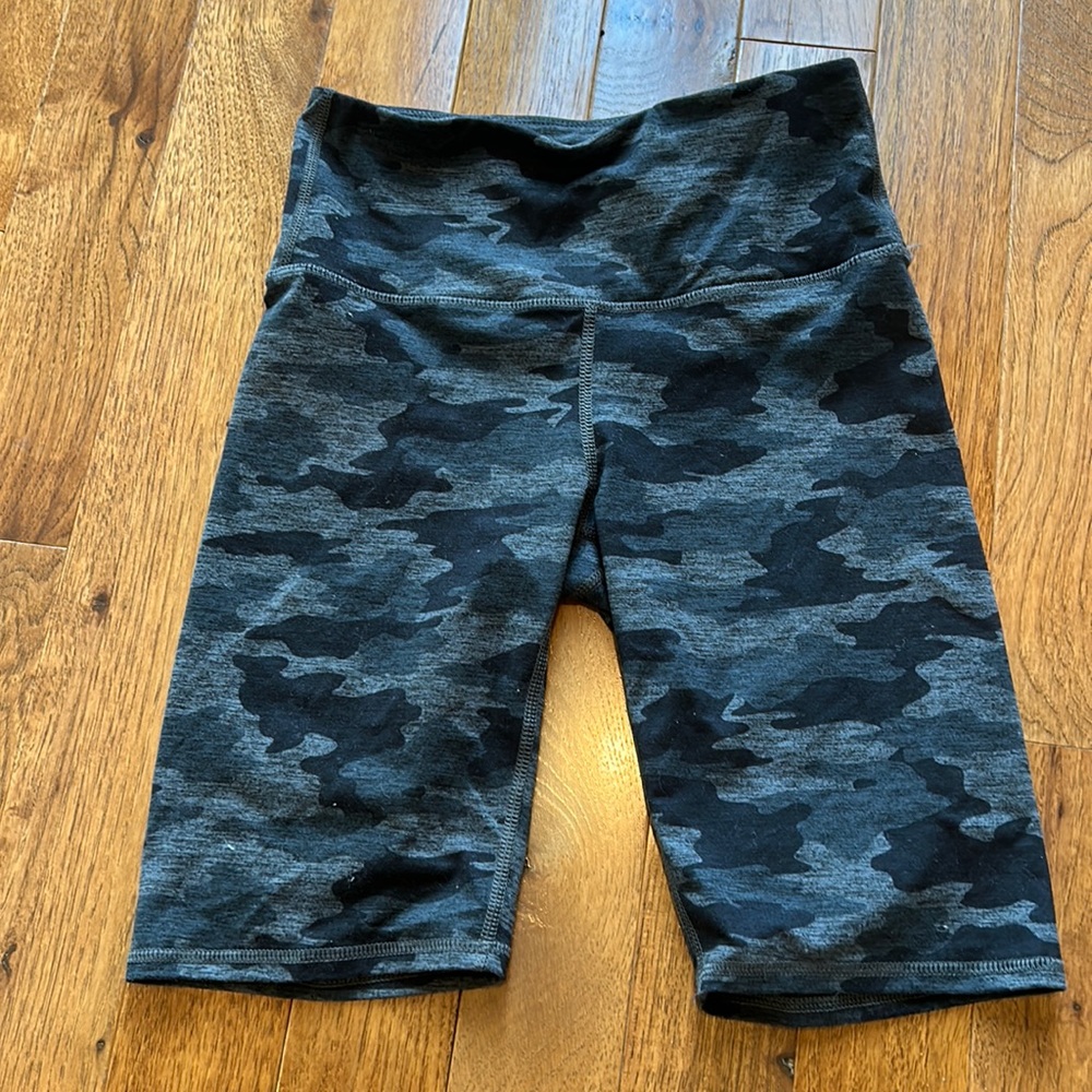 Black Camo biker shorts